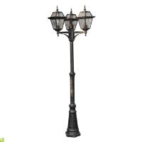 Уличный светильник, Фонарный столб Arte Lamp PARIS A1357PA-3BS