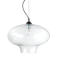 Подвесной светильник Ideal Lux Bistro SP1 Round Transparente
