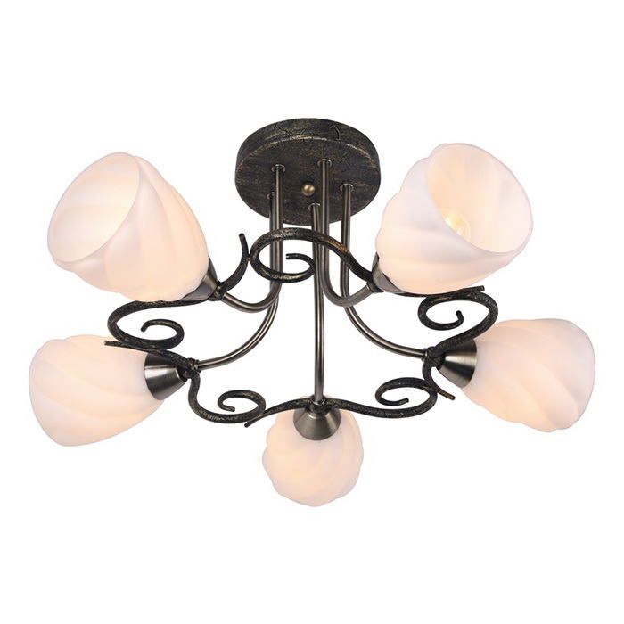 Потолочный светильник Arte Lamp Swirls A6253PL-5BA