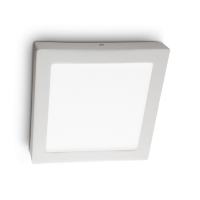 Настенно-потолочный светильник Ideal Lux Universal 18W Square Bianco